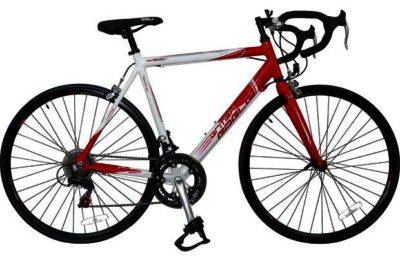 Falcon Velocita 57cm White and Red Road Bike - Mens